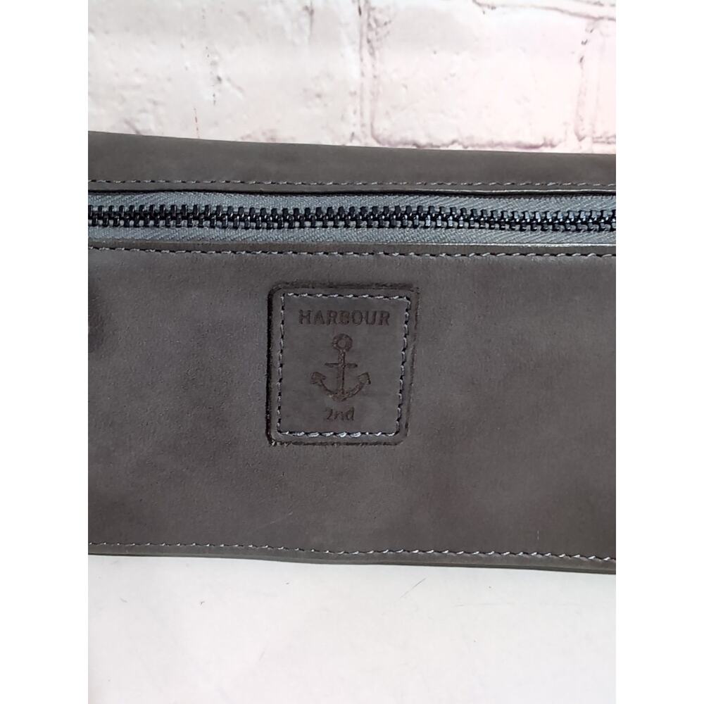 Harbour 2nd Luja Gray Leather Wallet Bi Fold Wallet NWOT 7 X 4 - Picture 6 of 11